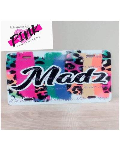 Custom Front License Plate Pink Innovations LLC