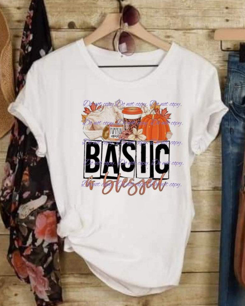 Basic and blessed T-Shirt | Fall Collection | Pink Innovations, LLC
