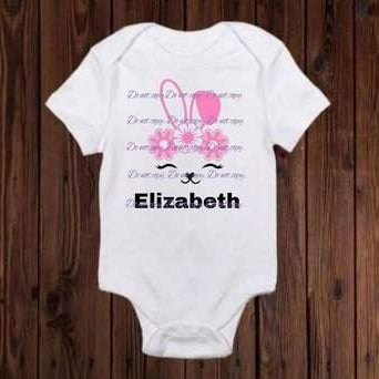 Custom Girl Bunny Outfit Pink Innovations, LLC