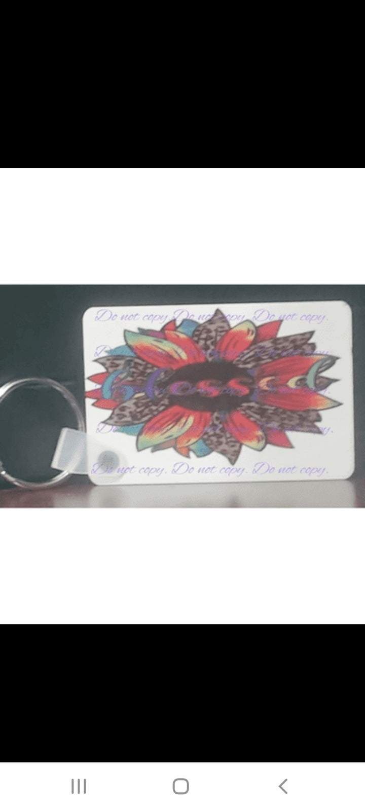 Custom Rectangle Keychain