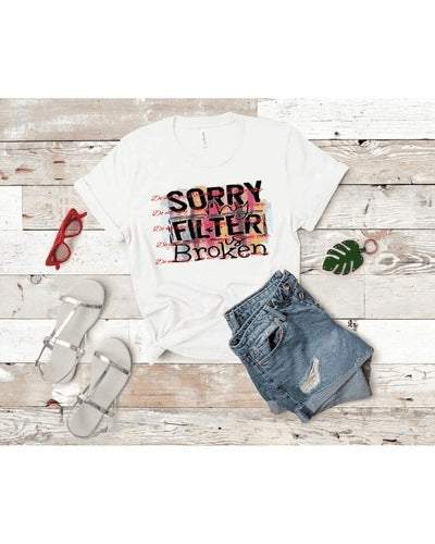 Sorry Filter broken Graphic Tees Collection Pink Innovations LLC