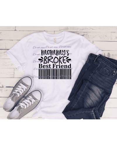 Mommy's broke best friend Children' Apparel Collection Pink Innovations LLC