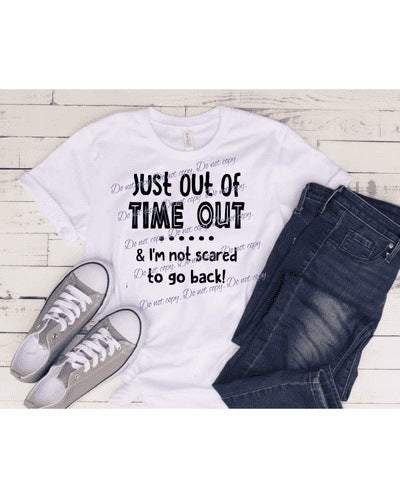 Just time not scared go back Children' Apparel Collection Pink Innovations LLC