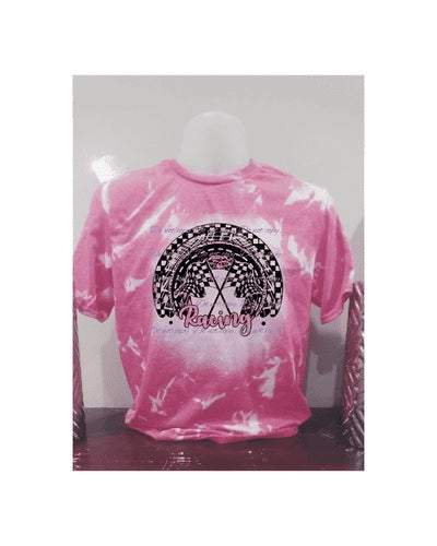 Pink Racing Graphic Tees Collection Innovations LLC