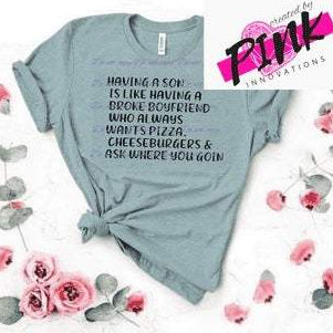 Heart field Graphic Tees Collection Pink Innovations LLC