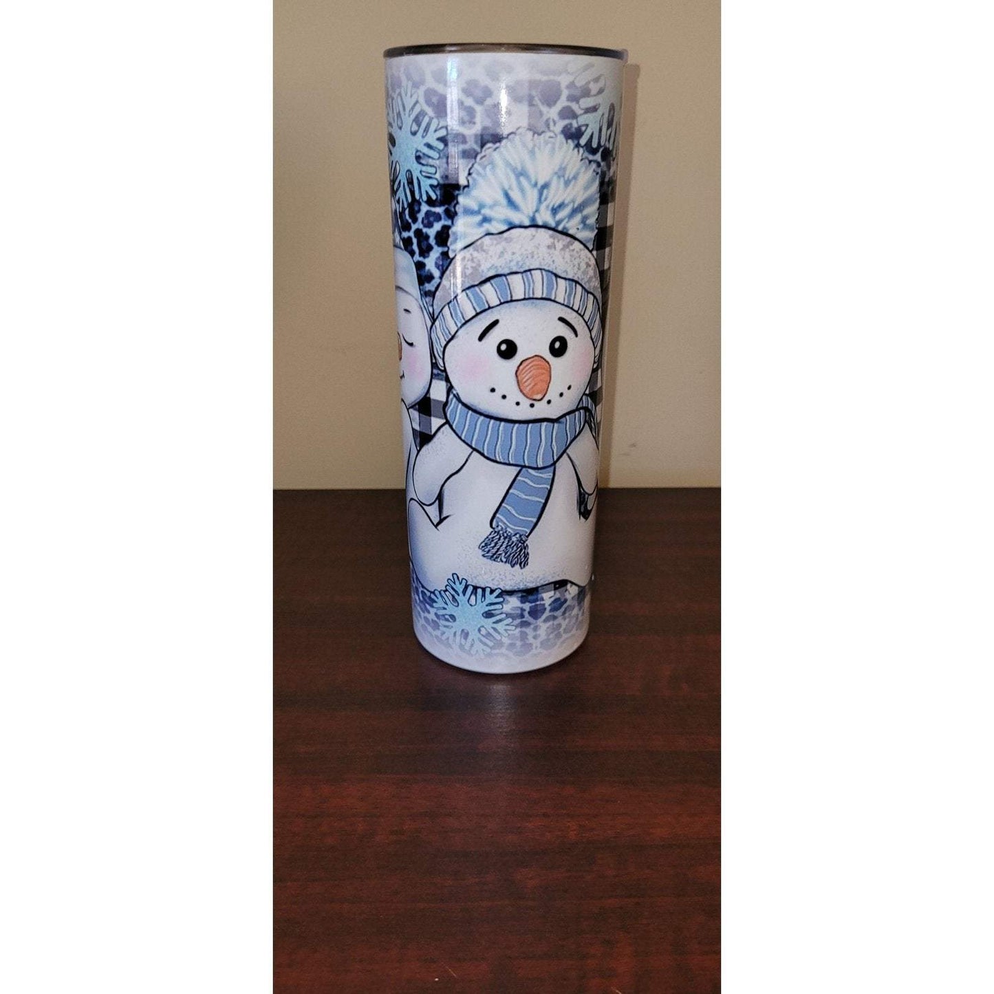 SNOWMAN 20 oz tumbler | Personalized Custom Order Cup | Drinkware Collection | Pink Innovations, LLC™