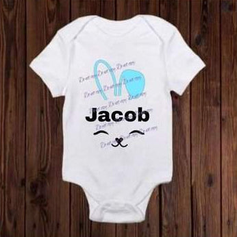 Custom Boy Bunny Outfit Pink Innovations, LLC