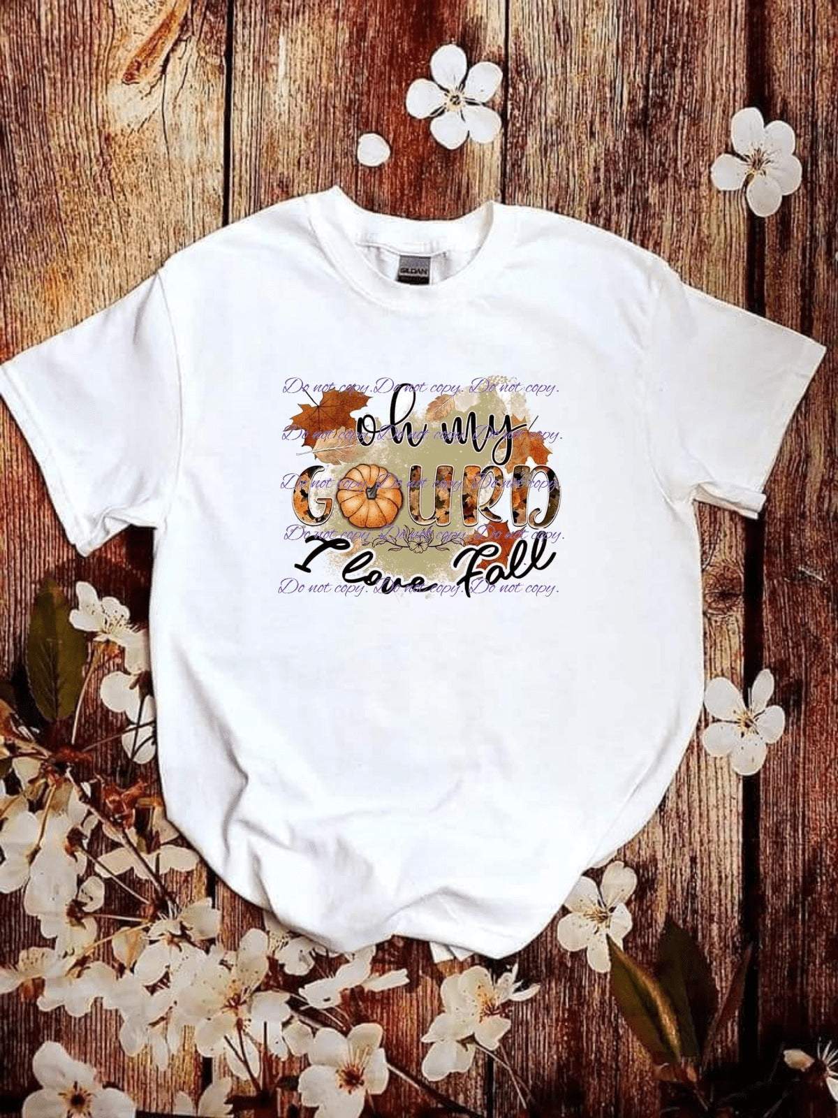 Oh My Gourd I Love Fall T-Shirt (v2) | Fall Collection | Pink Innovations, LLC