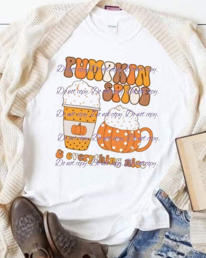 Pumpkin spice and everything nice T-Shirt | Fall Collection | Pink Innovations, LLC