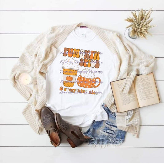 Pumpkin spice and everything nice T-Shirt | Fall Collection | Pink Innovations, LLC